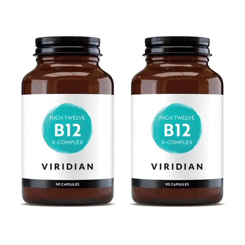 Viridian High Twelve Vit B12 With B Complex, 2X90Cap.Veg.