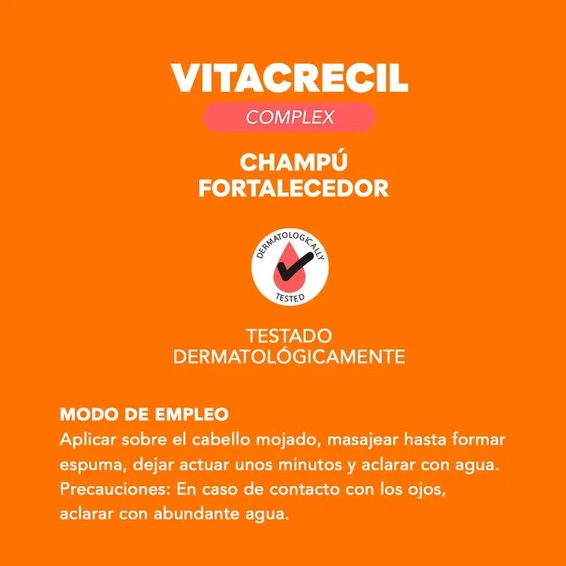 Shampooing fortifiant Vitacrecil Complex, 200 ml