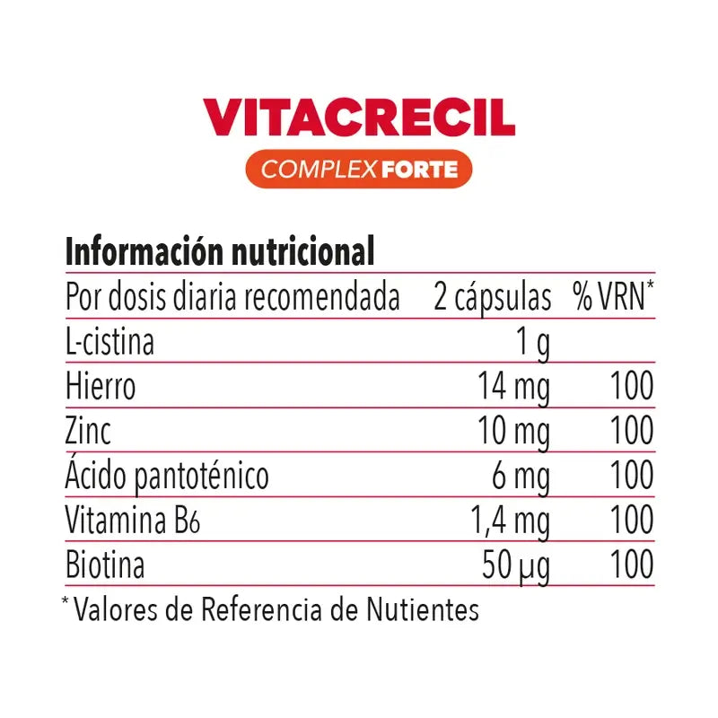Vitacrecil Complex Forte, Pack 3 x 90 gélules