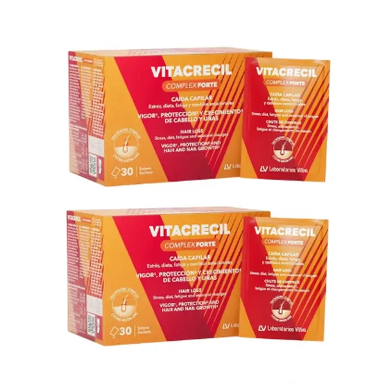 Vitacrecil Duplo Complex Forte, 2 X 30 Enveloppes
