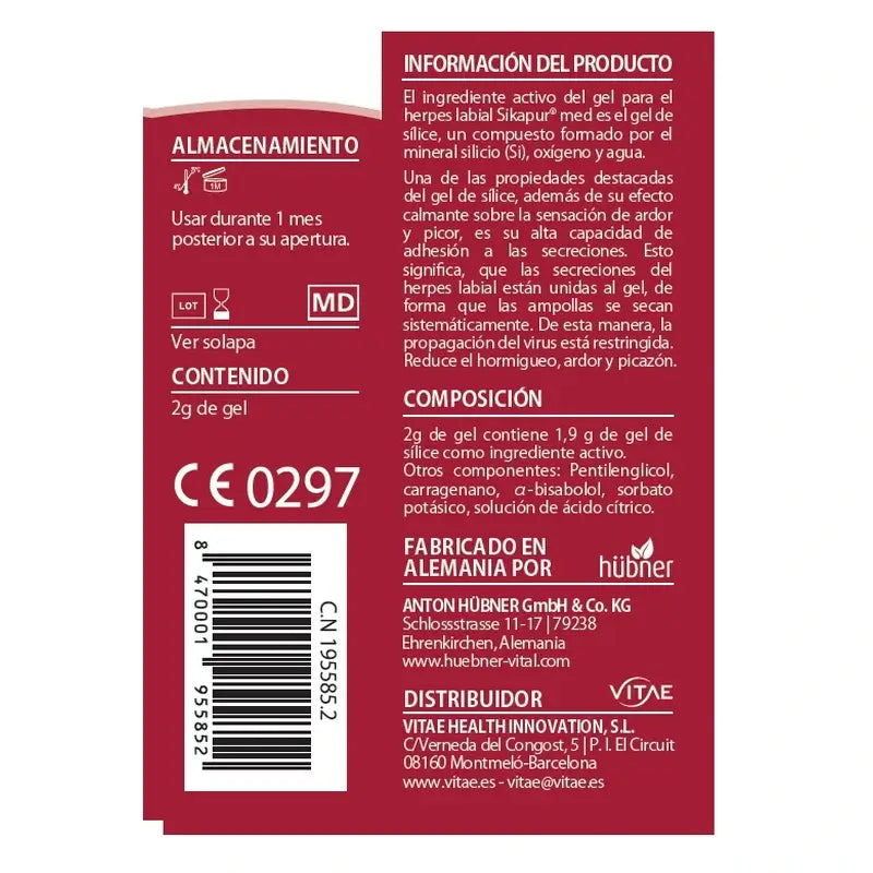 VITAE Sikapur Lip Sores, 2gr