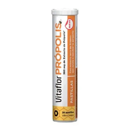 Vitaflor Propolis with Vitamin C, 20 Sucking Tablets