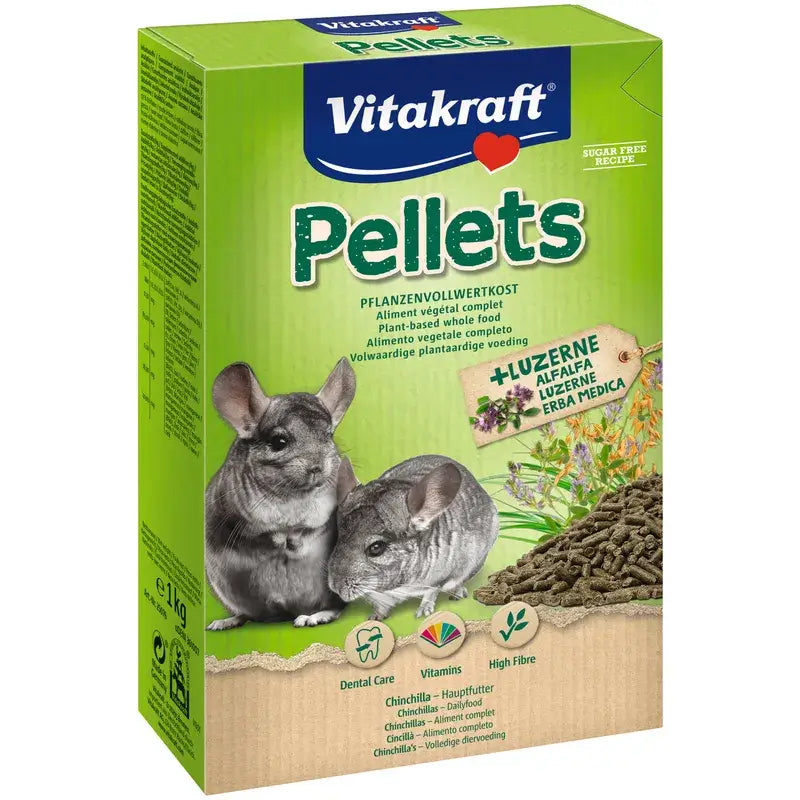 Vitakraft Granulés pour chinchillas, 1 kilo