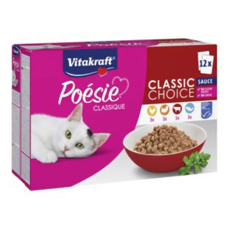 Vitakraft Poésie Classique Salsa 12 x 85 grammes