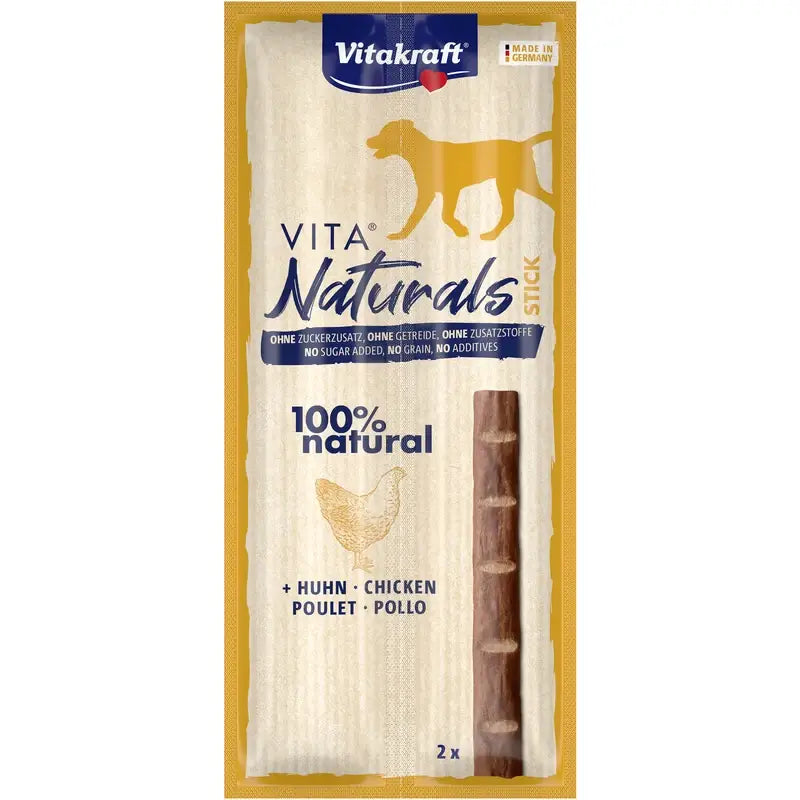 Vitakraft Vita Naturals Bâtonnets pour chien au poulet, 28 x 11 grammes