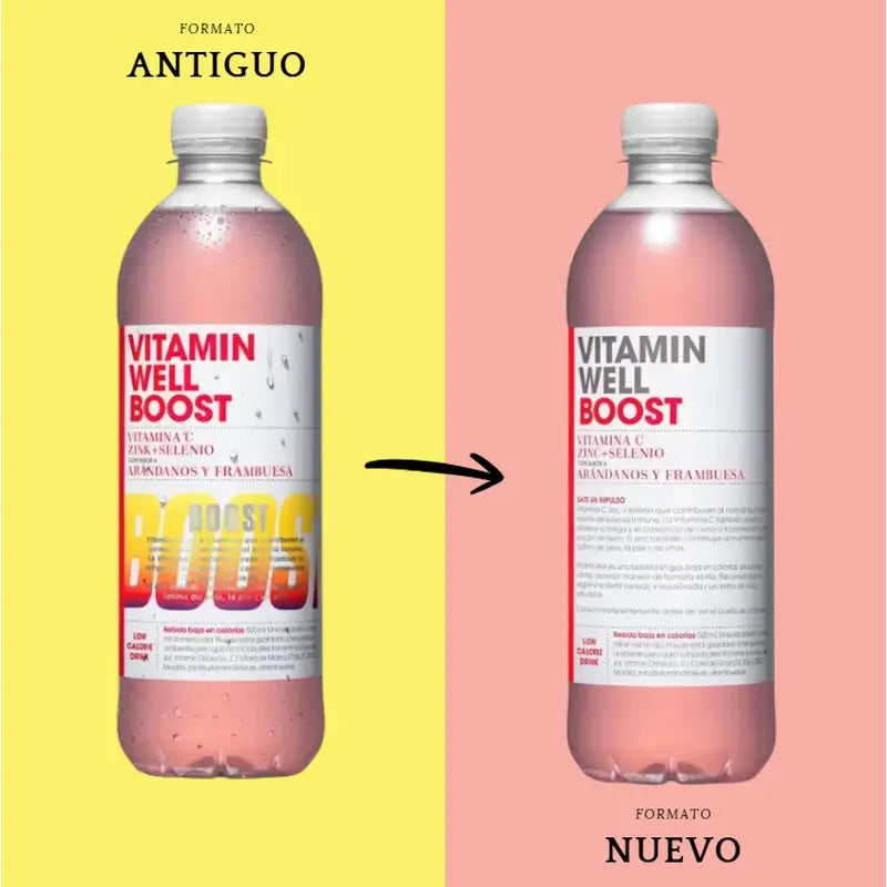 Vitamin Well Boost Myrtille/Mûre, 500ml
