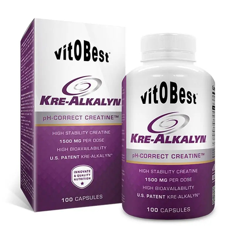 Vit.O.Best Kre-Alkalyn 1500 Mg, 100 Capsules