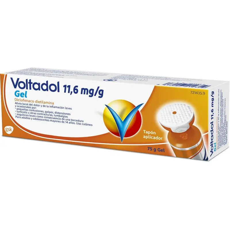 Voltadol Gel topique avec bouchon applicateur 75 g