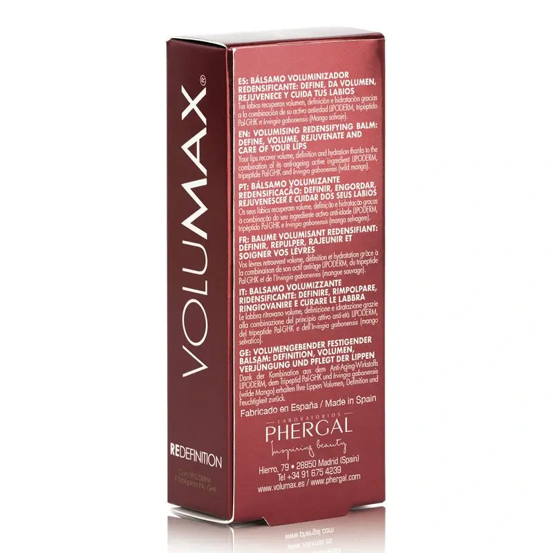 Baume à lèvres Volumax Redefinition Anti-Rides Volumisant Réparateur 15Ml