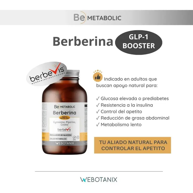 Webotanix Berberine Bemetabolic, 60 gélules