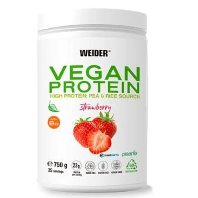 Weider Weider Vegan Protein Strawberry 750Gr.