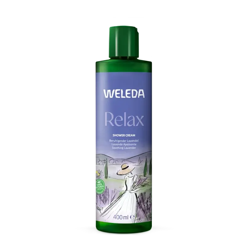 Weleda Lavender Relax Creamy Shower Gel, 400 ml