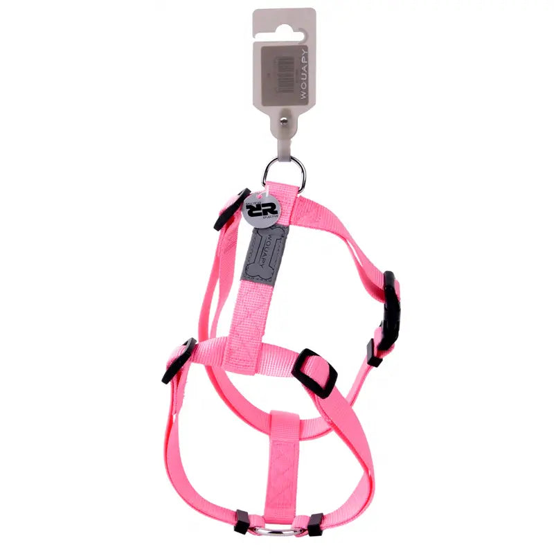 Wouapy Harness Basic Line Pink 20Mm/52-80Cm