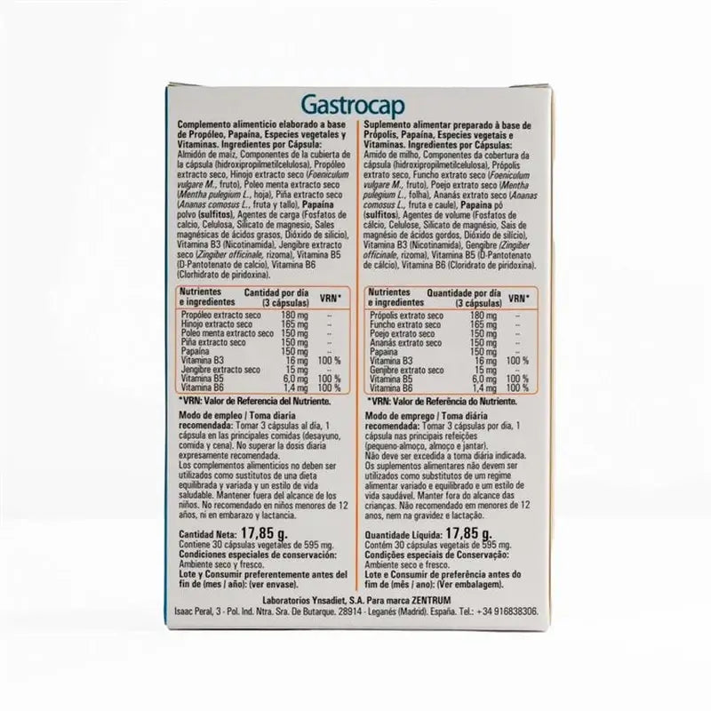 Ynsadiet Gastrocap, 30 gélules