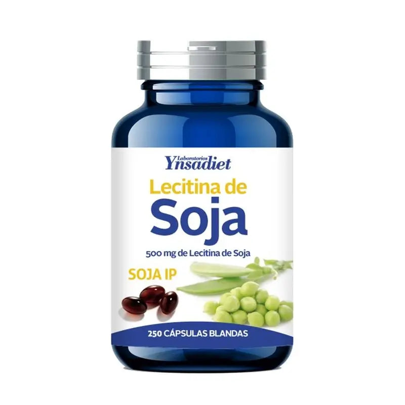 Ynsadiet Lécithine de soja 500 mg, 250 perles