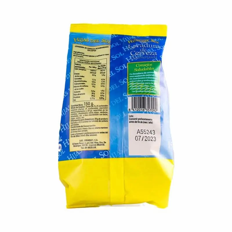 Ynsadiet Brewer's Yeast 150Gr Bag.