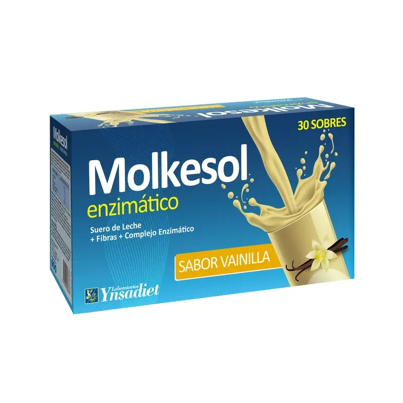 Ynsadiet Molkesol B + Enzyme Vanille, 30 sachets