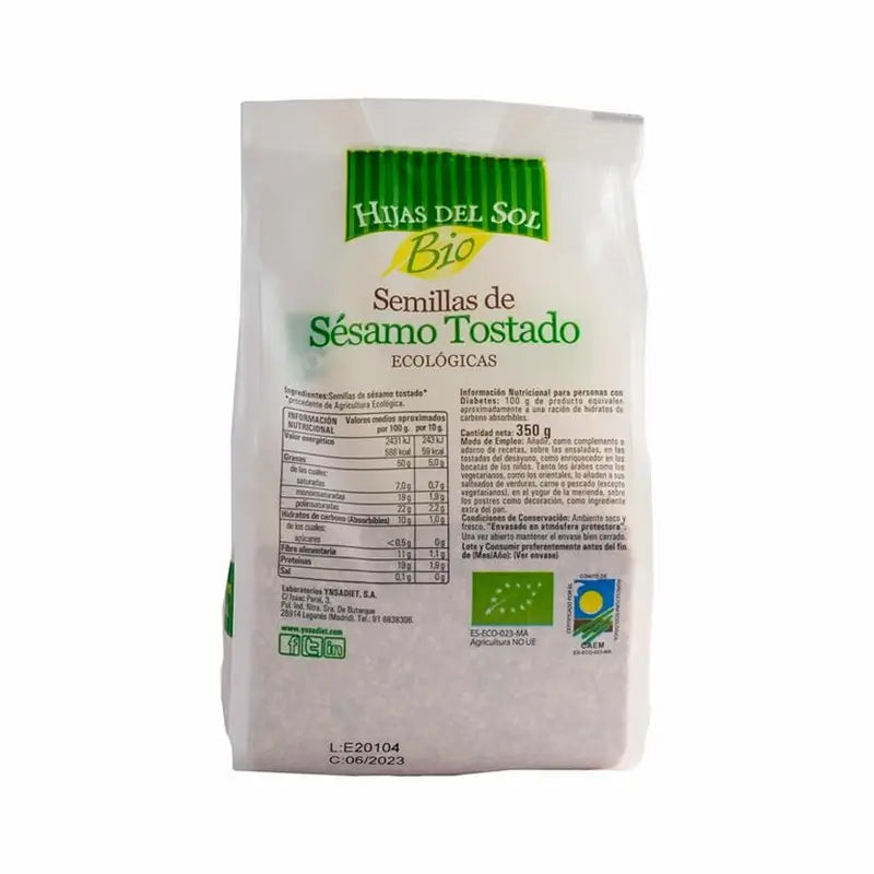 Ynsadiet Graines de Sésame Grillées 350Gr. Hijas Del Sol