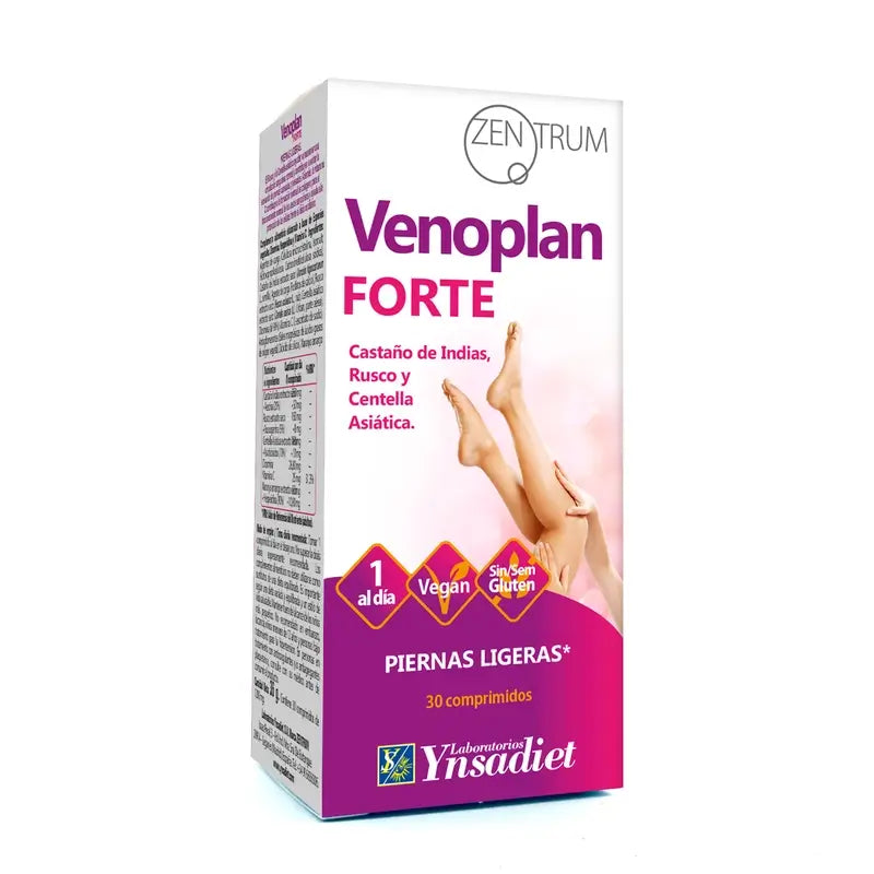 Ynsadiet Zentrum Venoplan Forte , 30 comprimés