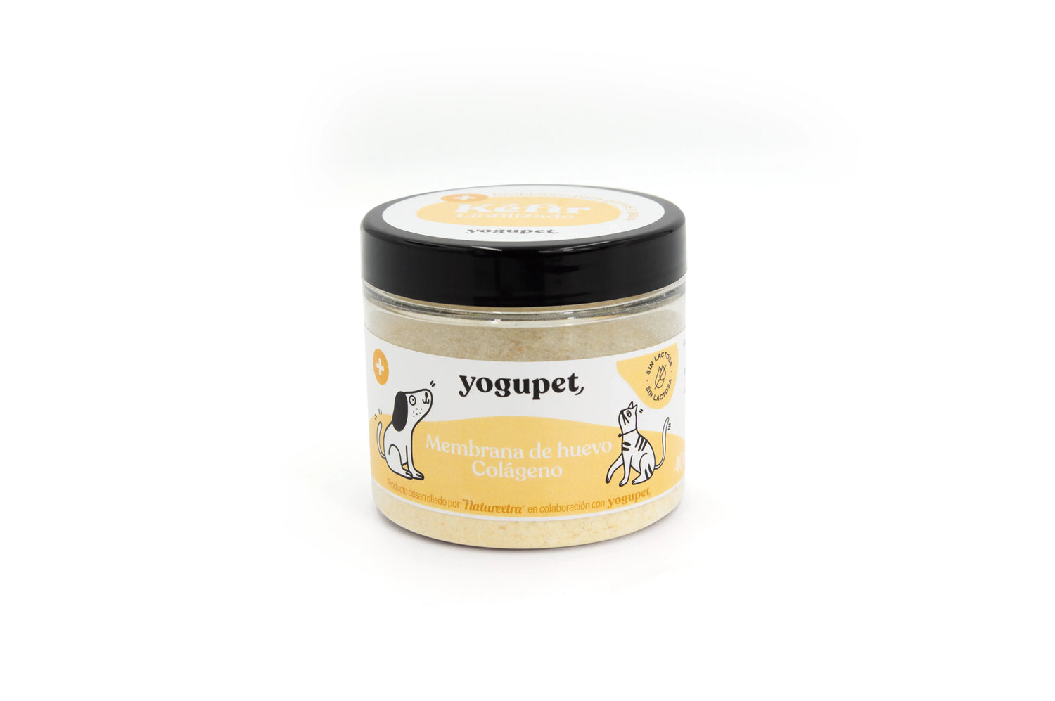 Yogupet Kefir Oeuf lyophilisé & Collagène 40Ml