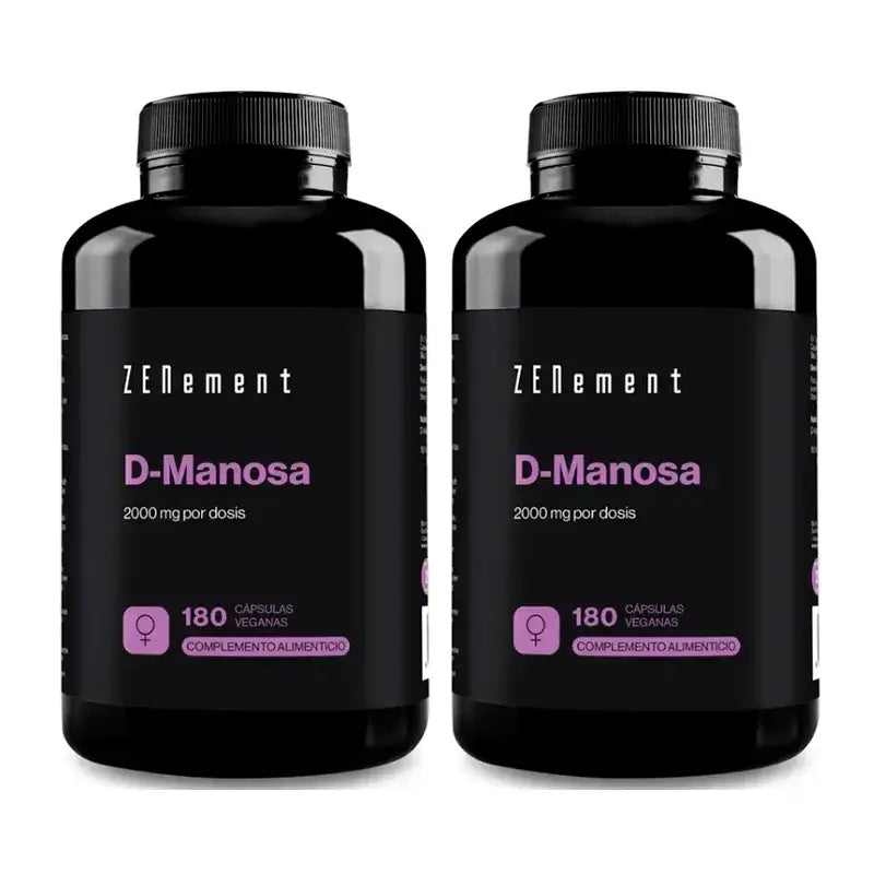 Zenement D-Mannose, Pack 2 x 180 gélules végétaliennes