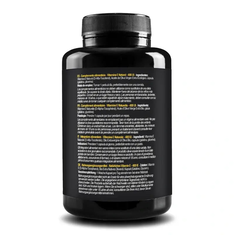 Zenement Natural Vitamin E 400 IU, 200 softgels