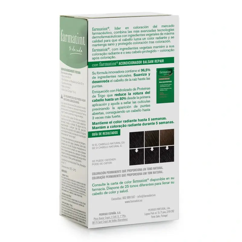 Gel colorant permanent Farmatint 1N Black