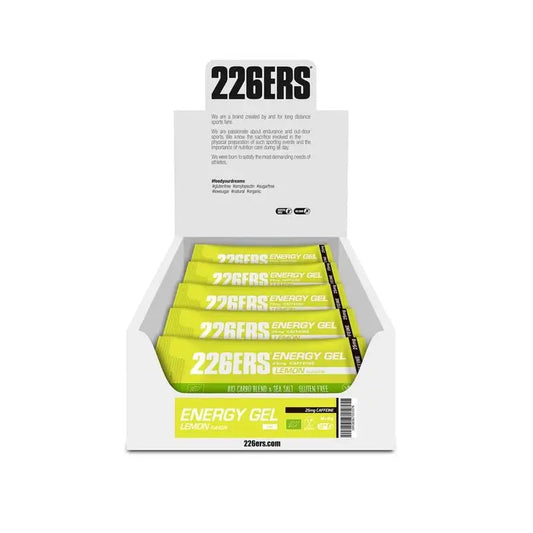 226Ers Energy Gel 25Gr Stick Energy Gel Lemon - 25Mg Caffeine, 40x25 gr