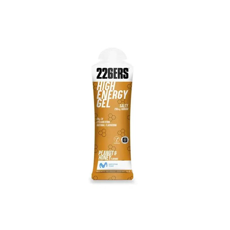 226Ers High Energy Gel Energy Gel Salted Peanut & Honey, 76g