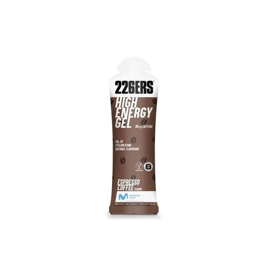 226Ers High Energy Gel Espresso Caffeinated Energy Gel, 76 grams