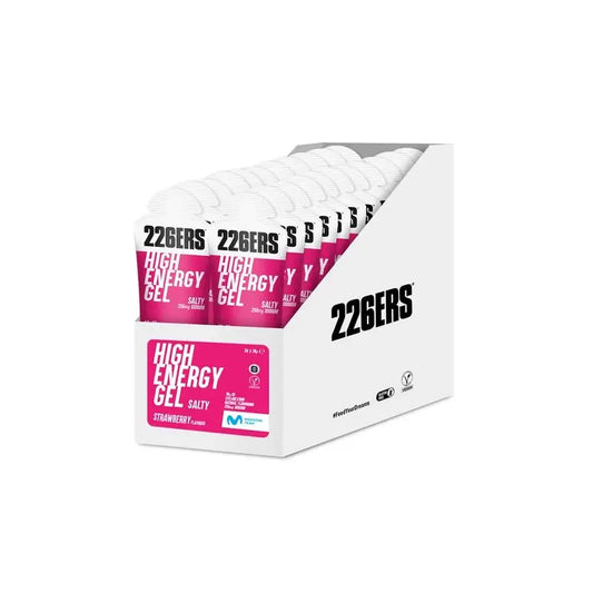226Ers High Energy Gel Energy Gel Strawberry Salty, 24x76 grams