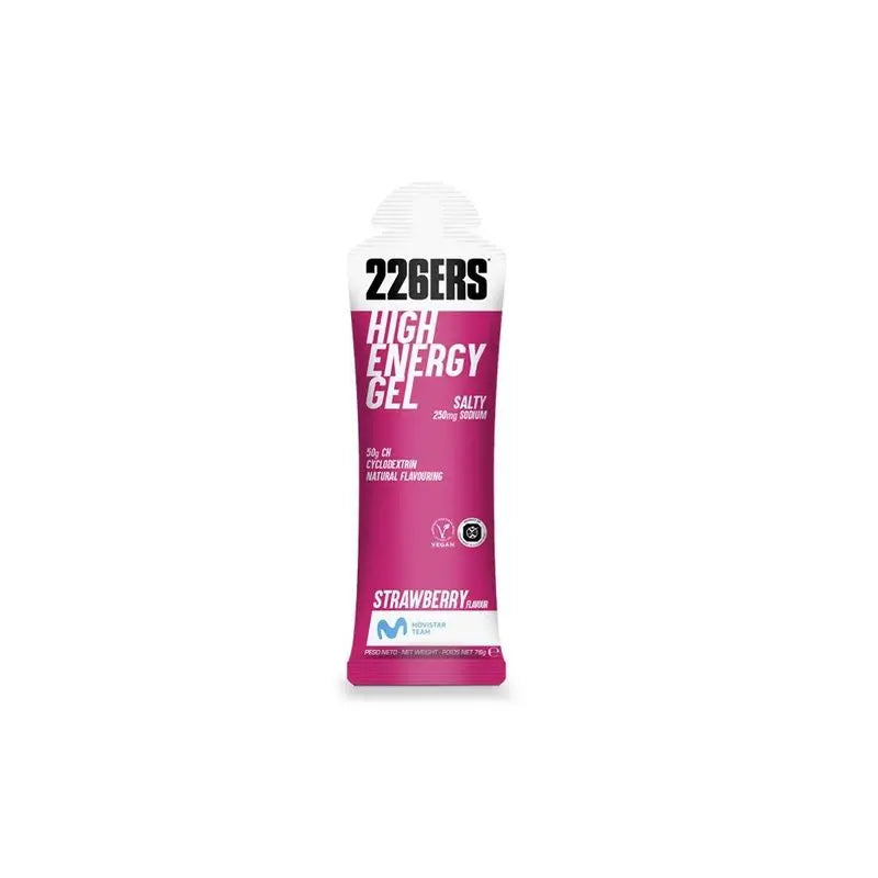 226Ers High Energy Gel Energy Gel Strawberry Salty, 76 g