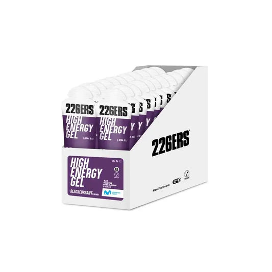 226Ers High Energy Gel Blackcurrant Bcaa Energy Gel, 24x76g