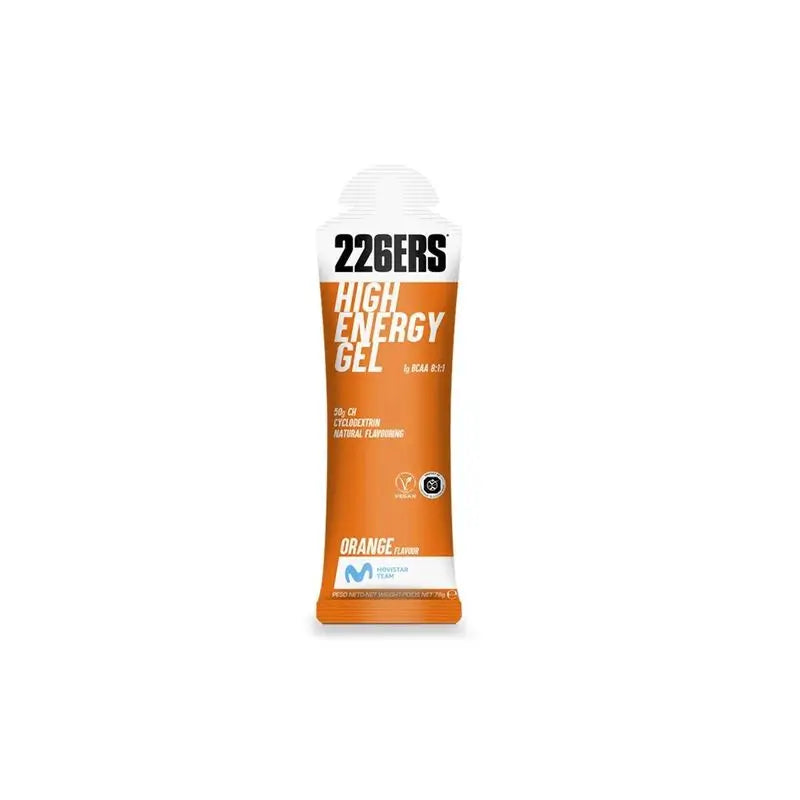 226Ers High Energy Gel Energy Gel Orange Bcaa, 76 grams