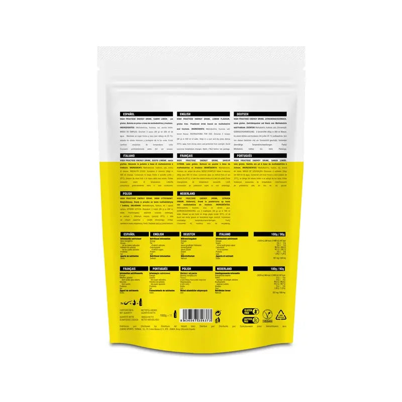 226Ers Boisson énergétique à haute teneur en fructose 1Kg Citron , 1000 grammes