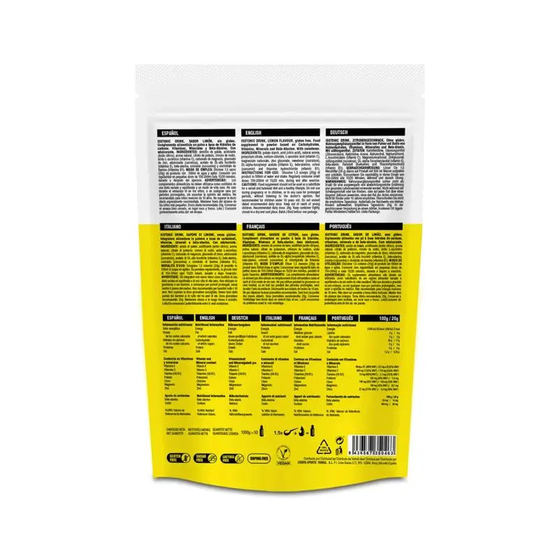 226Ers Boisson isotonique Boisson isotonique Citron, 500 g