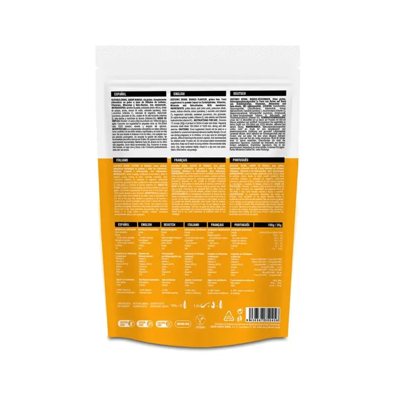 226Ers Boisson isotonique Boisson isotonique Mangue, 1000 g