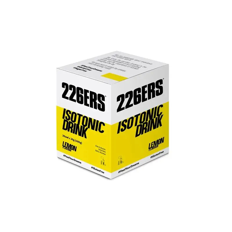 226Ers Isotonic Drink - Lemon Isotonic Drink Single Dose, 20x20 grams