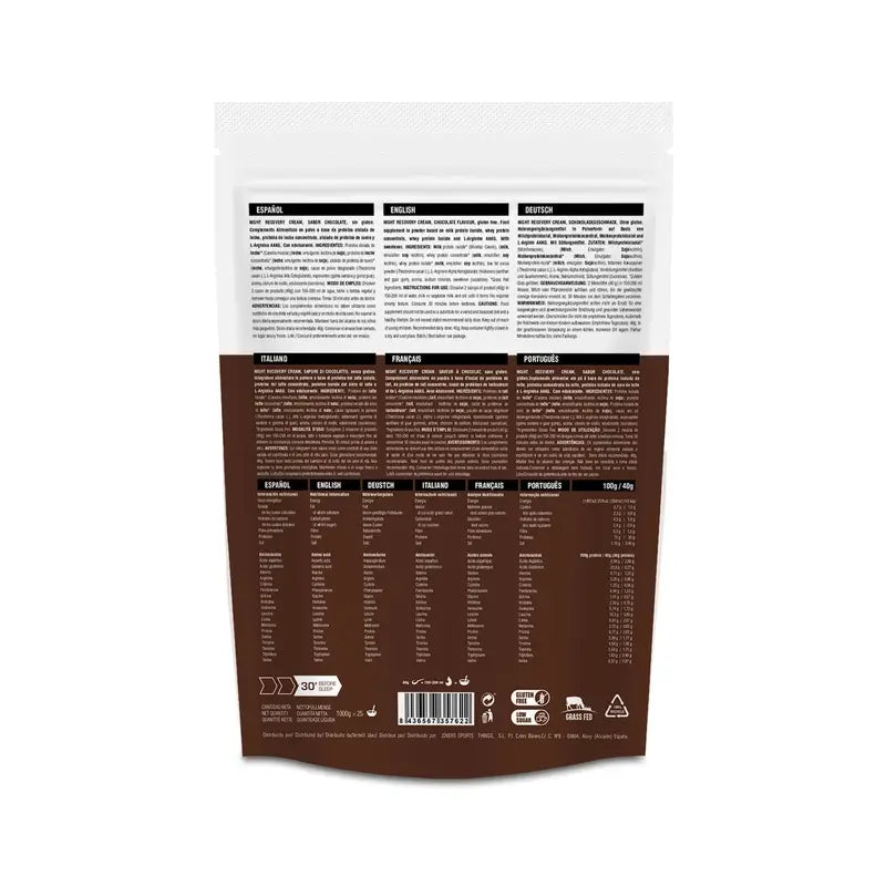 226Ers Crème de récupération nocturne 2,0 Chocolat , 1000 grammes