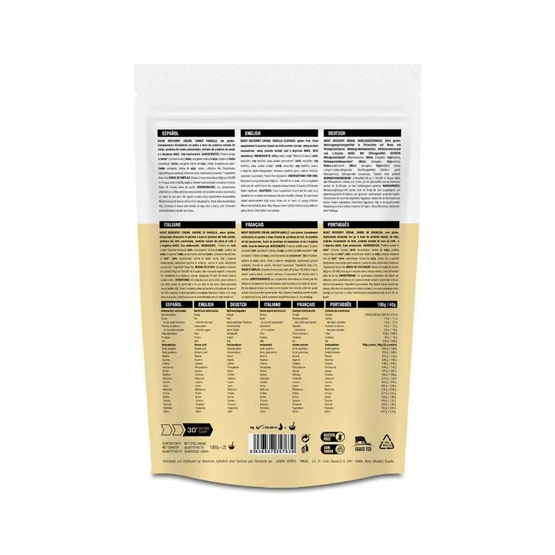 226Ers Crème de Récupération Nuit 2,0 Vanille , 1000 grammes