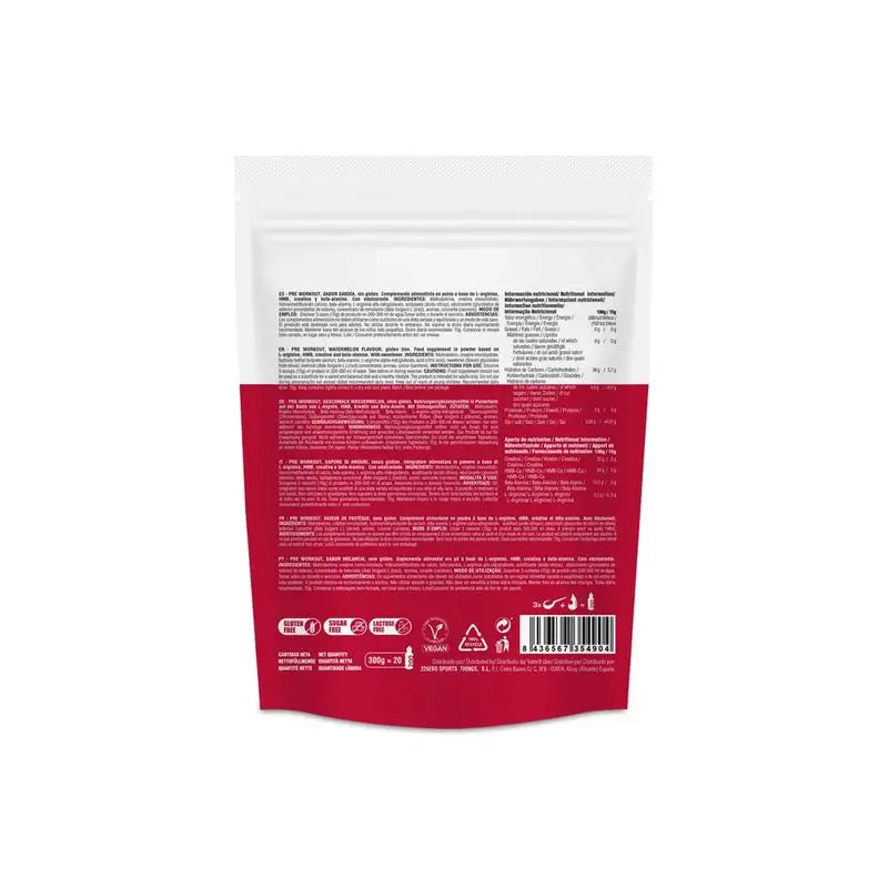 226Ers Supplément sportif de pré-entraînement Pastèque, 300g