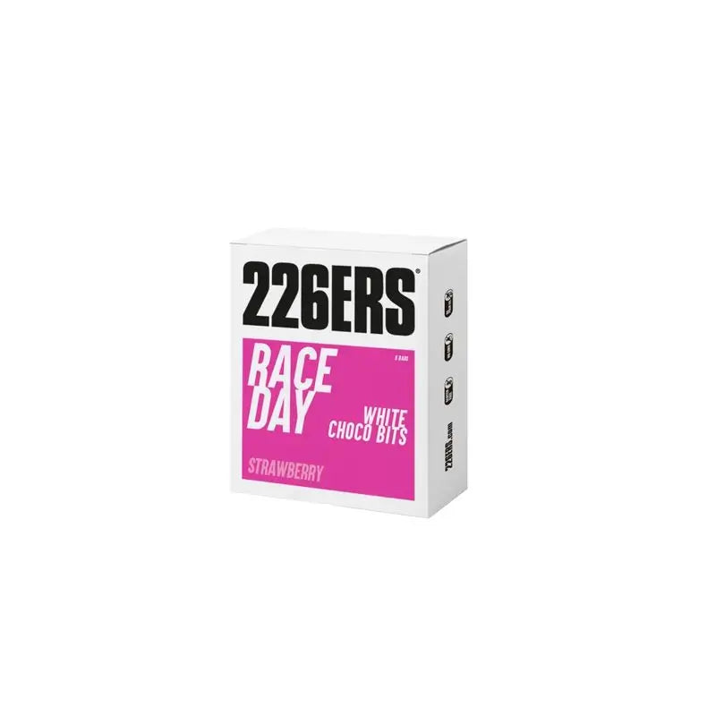 226Ers Race Day Bar Choco Bits Energy Bar White Chocolate & Strawberry, 6 pieces
