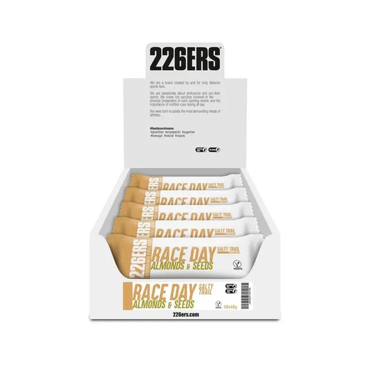 226Ers Race Day Salty Trail - Energy Bar Almond & Seed Energy Bar, 30x40 grams