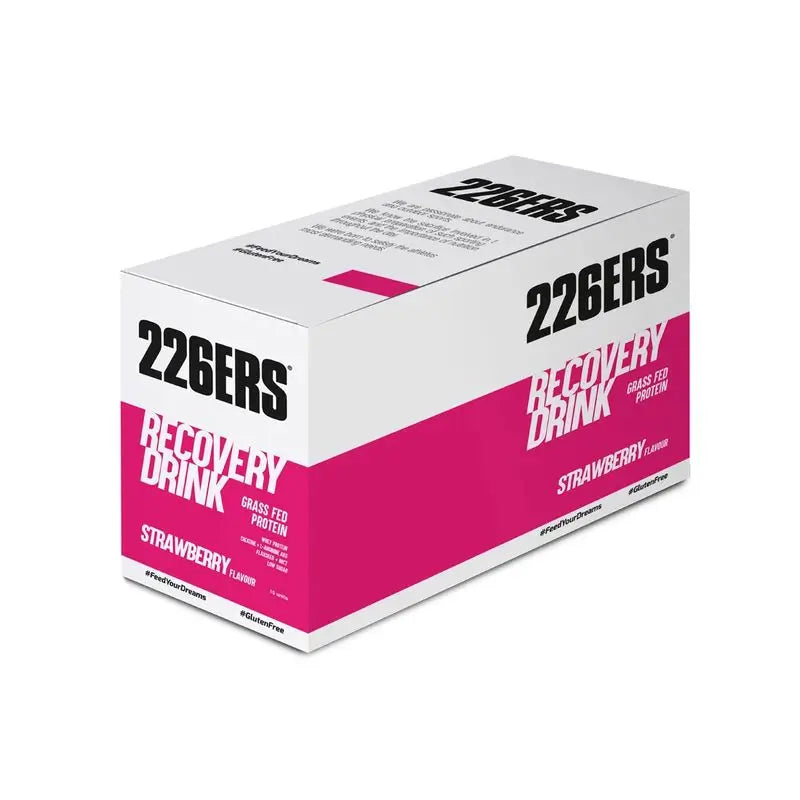 226Ers Recovery Drink - Strawberry Muscle Recovery Monodose, 15x50 g