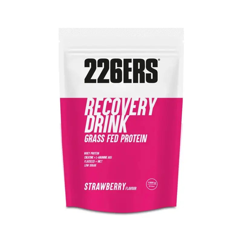 226Ers Recovery Drink Strawberry Muscle Recovery Drink, 1000 grams