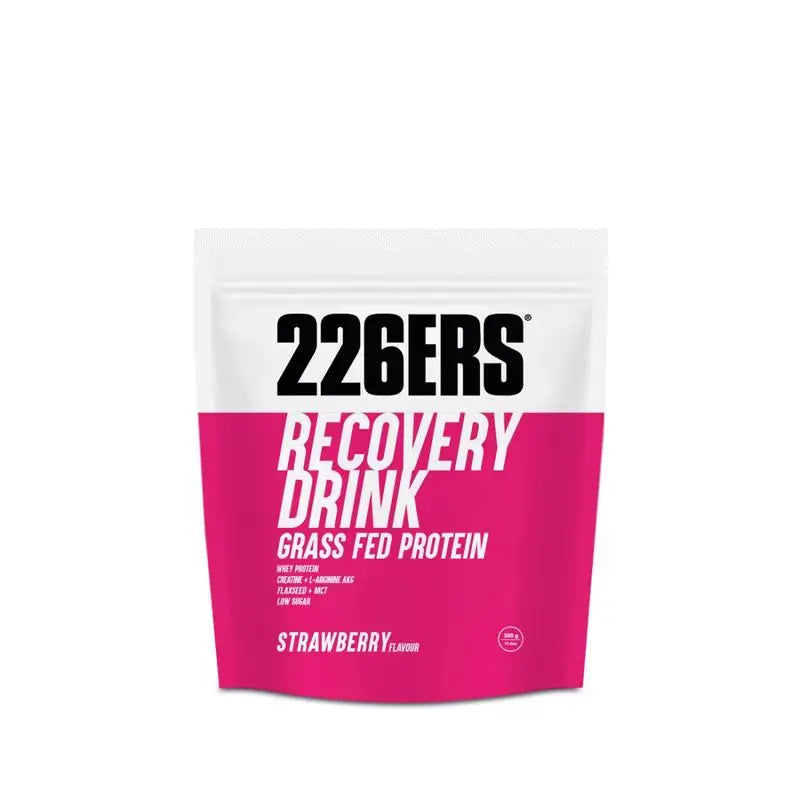 226Ers Recovery Drink Strawberry Muscle Recovery Drink, 500 g