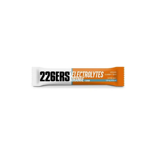 226Ers Vegan Gummy Bar Orange Gummy Energy Bar, 30g