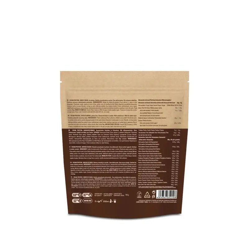 226Ers Vegan Protein 700 Shake protéiné végétalien en poudre au chocolat, 700g