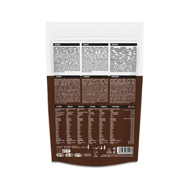226Ers Vegan Recovery Drink Vegan Recovery Drink Chocolate Caramel, 1000 grammes