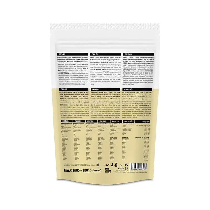 226Ers Whey Protein Grass Fed Protein Shake Grass Fed Vanilla Custard, 1000g